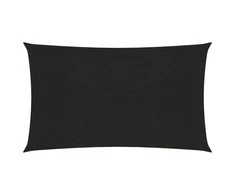Uždanga nuo saulės, juodos spalvos, 2,5x5m, HDPE, 160g/m²