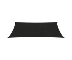 Uždanga nuo saulės, juodos spalvos, 2x5m, HDPE, 160g/m²