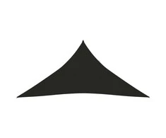 Uždanga nuo saulės, juodos spalvos, 3x3x3m, HDPE, 160g/m²