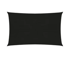 Uždanga nuo saulės, juodos spalvos, 3x5m, HDPE, 160g/m²