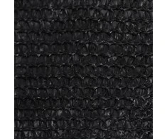 Uždanga nuo saulės, juodos spalvos, 4x4x4m, HDPE, 160g/m²