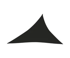 Uždanga nuo saulės, juodos spalvos, 4x5x6,8m, HDPE, 160g/m²