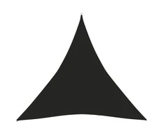Uždanga nuo saulės, juodos spalvos, 5x5x5m, HDPE, 160g/m²