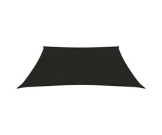 Uždanga nuo saulės, juodos spalvos, 6x6m, HDPE, 160g/m²