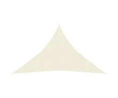 Uždanga nuo saulės, kreminė, 2,5x2,5x3,5m, HDPE, 160g/m²