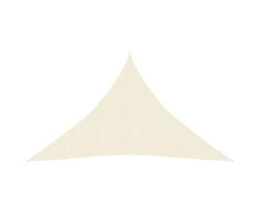 Uždanga nuo saulės, kreminė, 3,5x3,5x4,9m, HDPE, 160g/m²