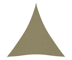 Uždanga nuo saulės, kreminė, 3x4x5m, oksfordo audinys, trikampė