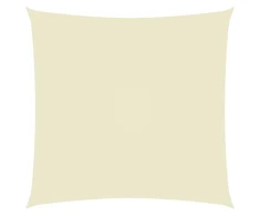 Uždanga nuo saulės, kreminė, 7x7m, oksfordo audinys, kvadratinė
