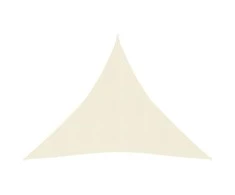 Uždanga nuo saulės, kreminės spalvos, 3x3x3m, HDPE, 160g/m²