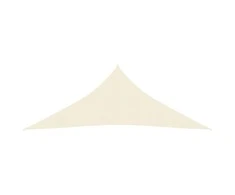 Uždanga nuo saulės, kreminės spalvos, 3x3x3m, HDPE, 160g/m²