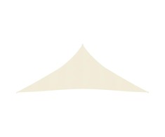Uždanga nuo saulės, kreminės spalvos, 3x4x4m, HDPE, 160g/m²