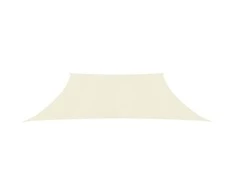 Uždanga nuo saulės, kreminės spalvos, 4/5x3m, HDPE, 160g/m²