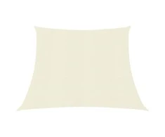 Uždanga nuo saulės, kreminės spalvos, 4/5x3m, HDPE, 160g/m²