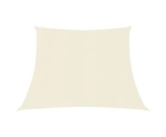 Uždanga nuo saulės, kreminės spalvos, 4/5x4m, HDPE, 160g/m²