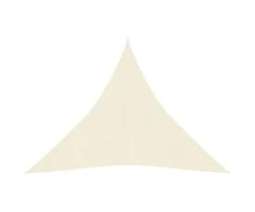Uždanga nuo saulės, kreminės spalvos, 4x4x4m, HDPE, 160g/m²