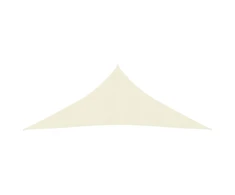 Uždanga nuo saulės, kreminės spalvos, 4x4x4m, HDPE, 160g/m²