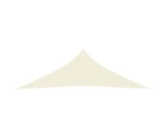 Uždanga nuo saulės, kreminės spalvos, 4x4x5,8m, HDPE, 160g/m²