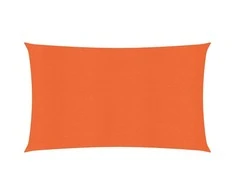 Uždanga nuo saulės, oranžinės spalvos, 2,5x5m, HDPE, 160g/m²