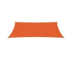 Uždanga nuo saulės, oranžinės spalvos, 2,5x5m, HDPE, 160g/m²