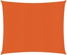 Uždanga nuo saulės, oranžinės spalvos, 2x2,5m, HDPE, 160g/m²