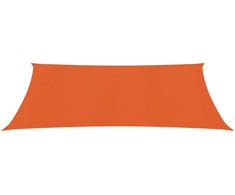 Uždanga nuo saulės, oranžinės spalvos, 2x3,5m, HDPE, 160g/m²