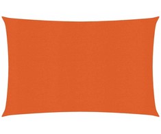 Uždanga nuo saulės, oranžinės spalvos, 2x3m, HDPE, 160g/m²