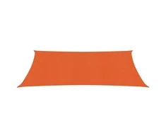 Uždanga nuo saulės, oranžinės spalvos, 2x5m, HDPE, 160g/m²
