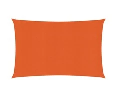 Uždanga nuo saulės, oranžinės spalvos, 3,5x4,5m, HDPE, 160g/m²