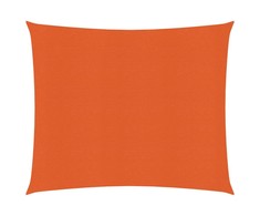 Uždanga nuo saulės, oranžinės spalvos, 3,6x3,6m, HDPE, 160g/m²