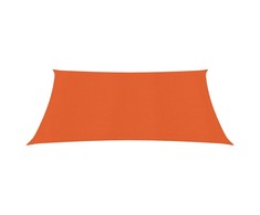 Uždanga nuo saulės, oranžinės spalvos, 3,6x3,6m, HDPE, 160g/m²