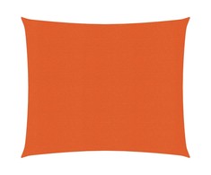Uždanga nuo saulės, oranžinės spalvos, 3x3m, HDPE, 160g/m²