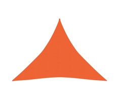 Uždanga nuo saulės, oranžinės spalvos, 4x4x4m, HDPE, 160g/m²
