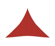 Uždanga nuo saulės, raudona, 4,5x4,5x4,5m, HDPE, 160g/m²