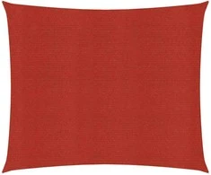 Uždanga nuo saulės, raudonos spalvos, 2,5x2,5m, HDPE, 160g/m²