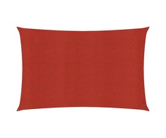 Uždanga nuo saulės, raudonos spalvos, 2,5x4,5m, HDPE, 160g/m²