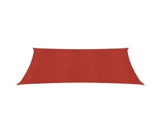 Uždanga nuo saulės, raudonos spalvos, 2,5x4,5m, HDPE, 160g/m²
