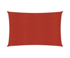 Uždanga nuo saulės, raudonos spalvos, 2,5x5m, HDPE, 160g/m²
