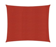 Uždanga nuo saulės, raudonos spalvos, 2x2m, HDPE, 160g/m²