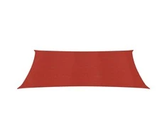Uždanga nuo saulės, raudonos spalvos, 2x3,5m, HDPE, 160g/m²