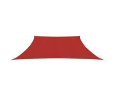 Uždanga nuo saulės, raudonos spalvos, 3/4x3m, HDPE, 160g/m²