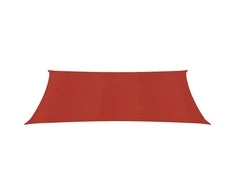 Uždanga nuo saulės, raudonos spalvos, 3,5x5m, HDPE, 160g/m²