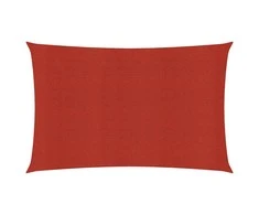 Uždanga nuo saulės, raudonos spalvos, 3x4,5m, HDPE, 160g/m²