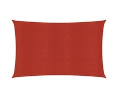Uždanga nuo saulės, raudonos spalvos, 3x5m, HDPE, 160g/m²