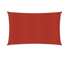 Uždanga nuo saulės, raudonos spalvos, 3x6m, HDPE, 160g/m²