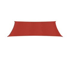 Uždanga nuo saulės, raudonos spalvos, 4x6m, HDPE, 160g/m²