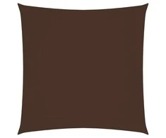 Uždanga nuo saulės, ruda, 5x5m, oksfordo audinys, kvadratinė