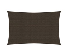 Uždanga nuo saulės, rudos spalvos, 2,5x5m, HDPE, 160g/m²