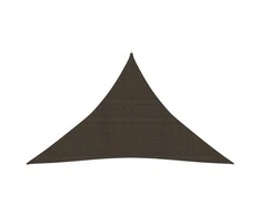 Uždanga nuo saulės, rudos spalvos, 3,5x3,5x4,9m, HDPE, 160g/m²