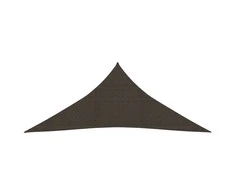 Uždanga nuo saulės, rudos spalvos, 3,6x3,6x3,6m, HDPE, 160g/m²