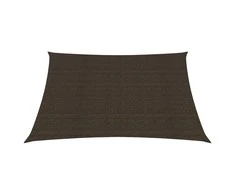 Uždanga nuo saulės, rudos spalvos, 3x3m, HDPE, 160g/m²